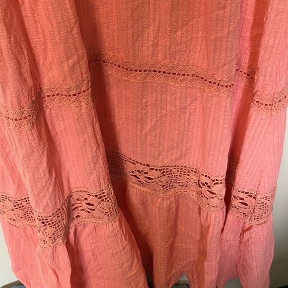 Aratta Silent Journey Embroidered Pink Sleeveless Dress - Picture 2 of 10